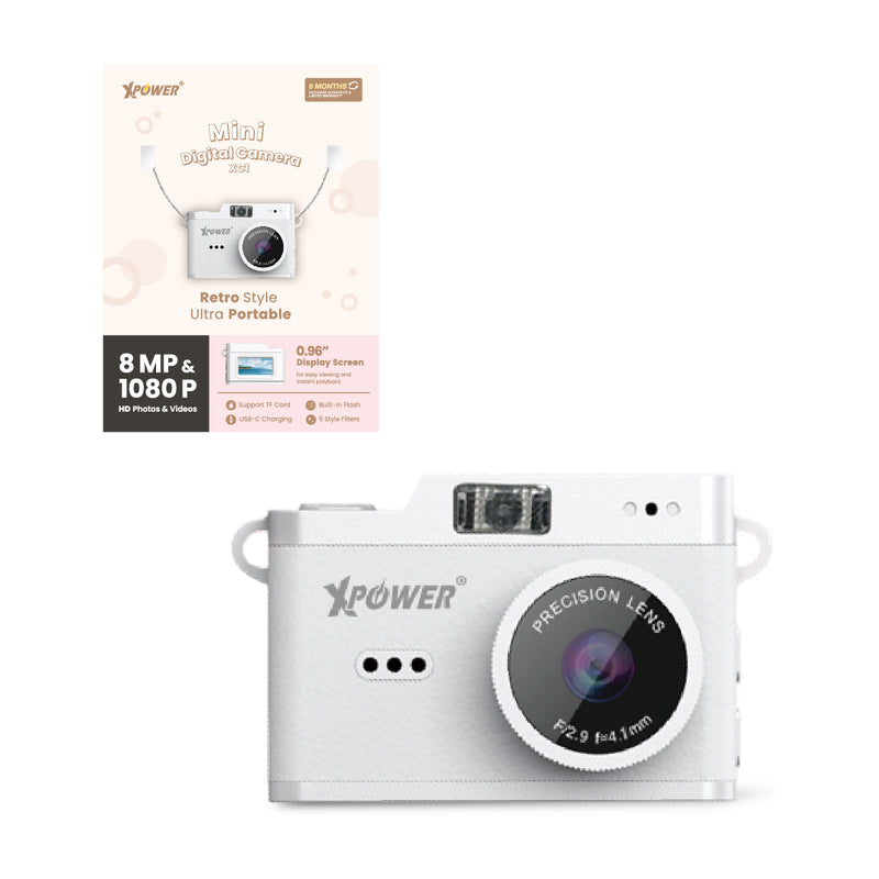 XPower XC-1 迷你數碼相機 XC1 (0.96寸顯示屏 不妨礙拍攝美照)