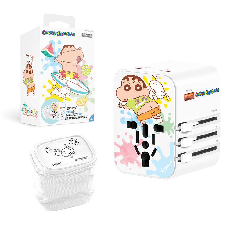 XPower x 蜡笔小新 TA3B 25W 4输出PD3.0/PPS旅行充电器