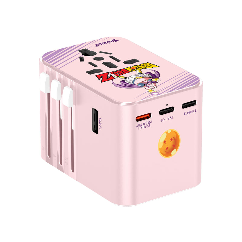XPower x 龙珠Z TA45B 45W 6输出 PD3.0/PPS快充旅行充电器 (布欧)